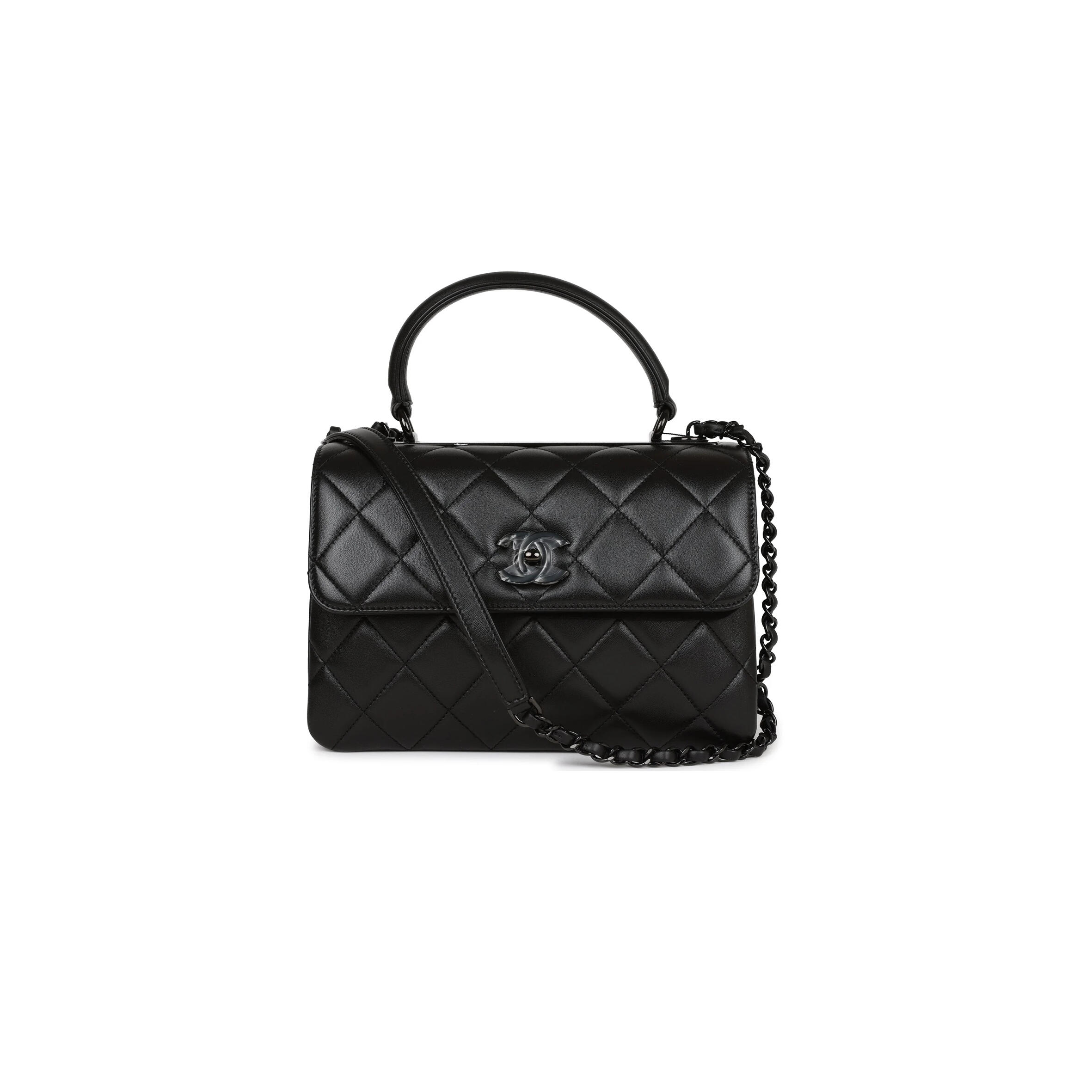CHANEL LAMBSKIN QUILTED LARGE TRENDY CC BAG 1622540 (32*27*16cm)